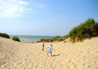 Entrance to the beach