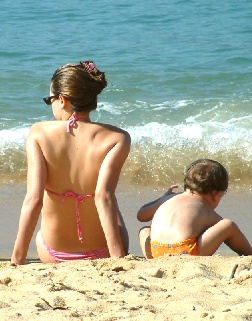 Relaxen aan het strand